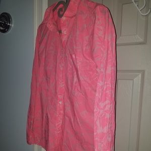 Very light sexy bright pink shirt